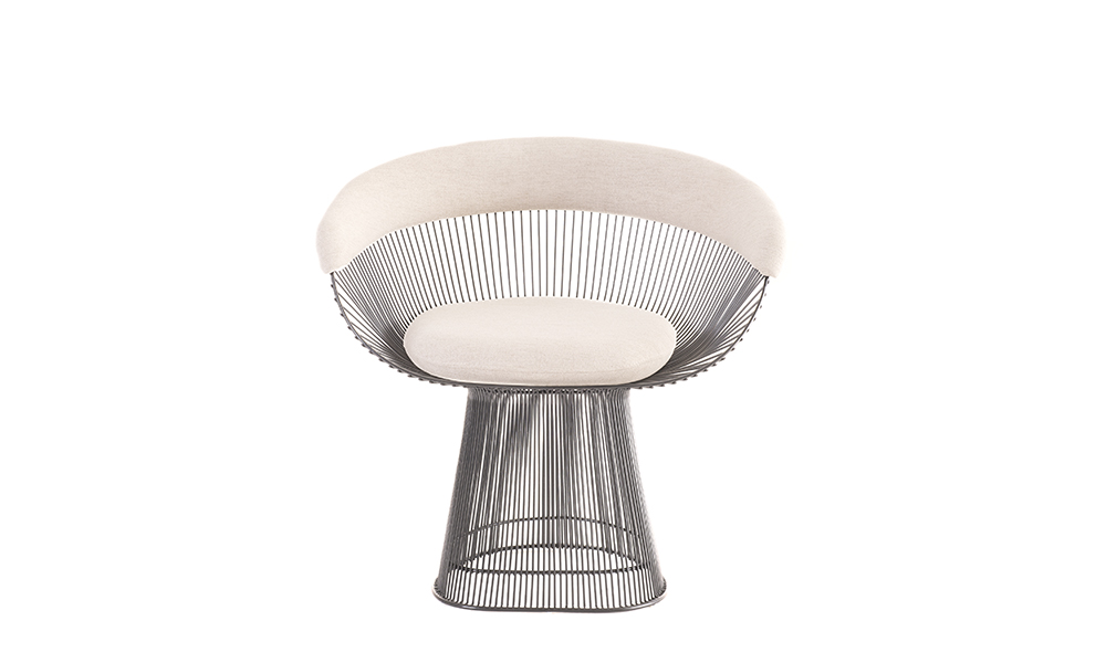 Alucast - Cadeira Platner Aço Carbono