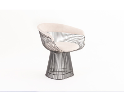 Alucast - Cadeira Platner Aço Carbono - Produtos Great Inox