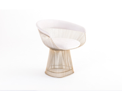 Alucast - Cadeira Platner Aço Inox - Produtos Great Inox