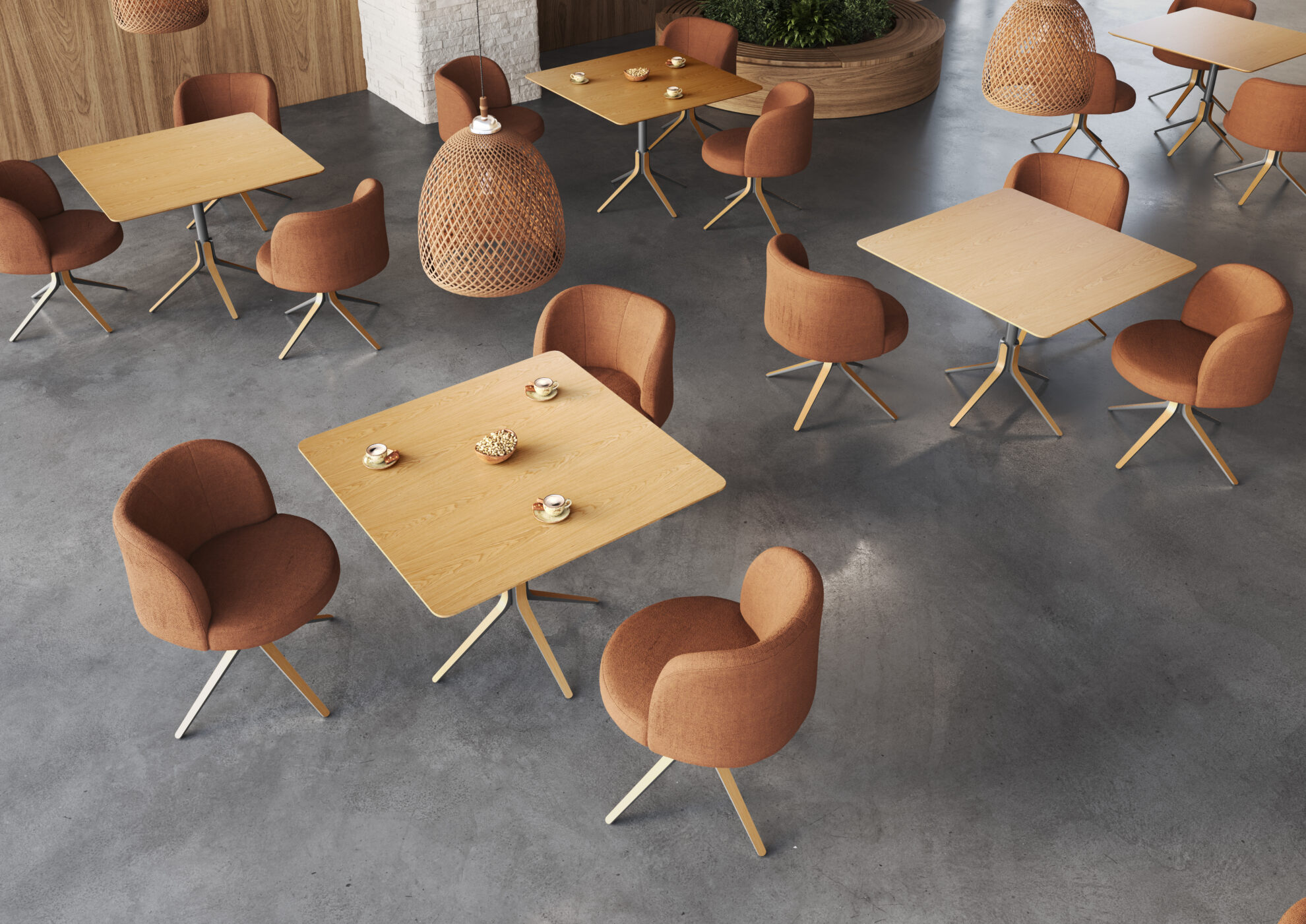 43 - Base Mesa 4 Pes Cruzeta - CinzaFosco_CarAmericano - Vr1 - ALT_Alta